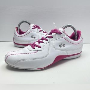 Size 7.5 - Lacoste sport lifestyle pink foot joy